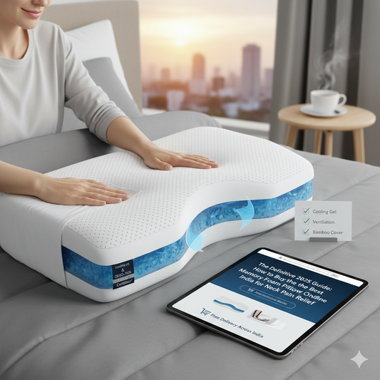 The Definitive 2025 Guide: How to Buy the Best Memory Foam Pillow Online in India for Neck Pain Relief
