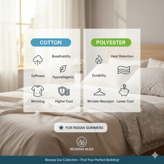 Cotton vs Polyester Bedsheets – Which Fabric Should You Choose?