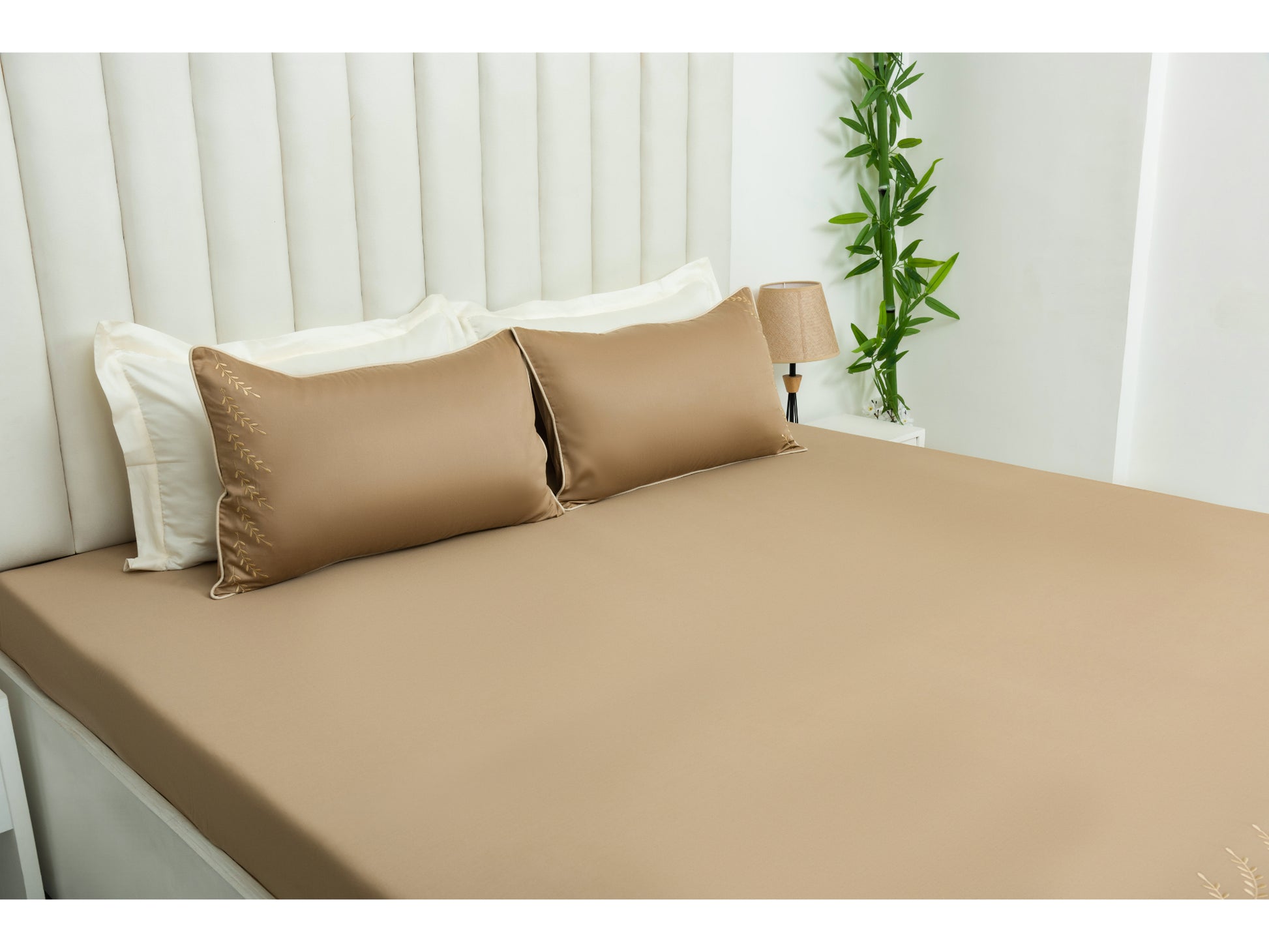 EMBROIDERY BEDSHEET 100% COTTON (3PCS) - Bedding Bliss