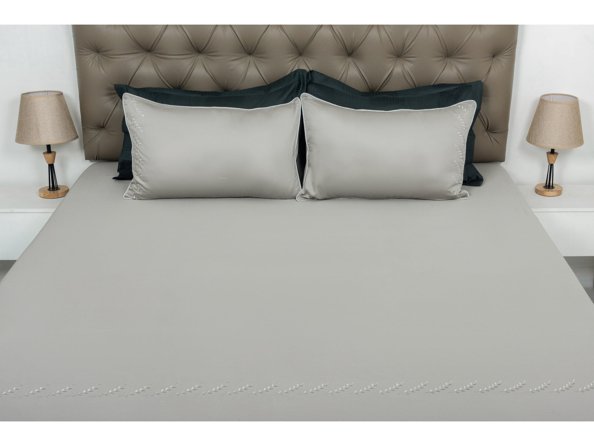 EMBROIDERY BEDSHEET 100% COTTON (3PCS) - Bedding Bliss