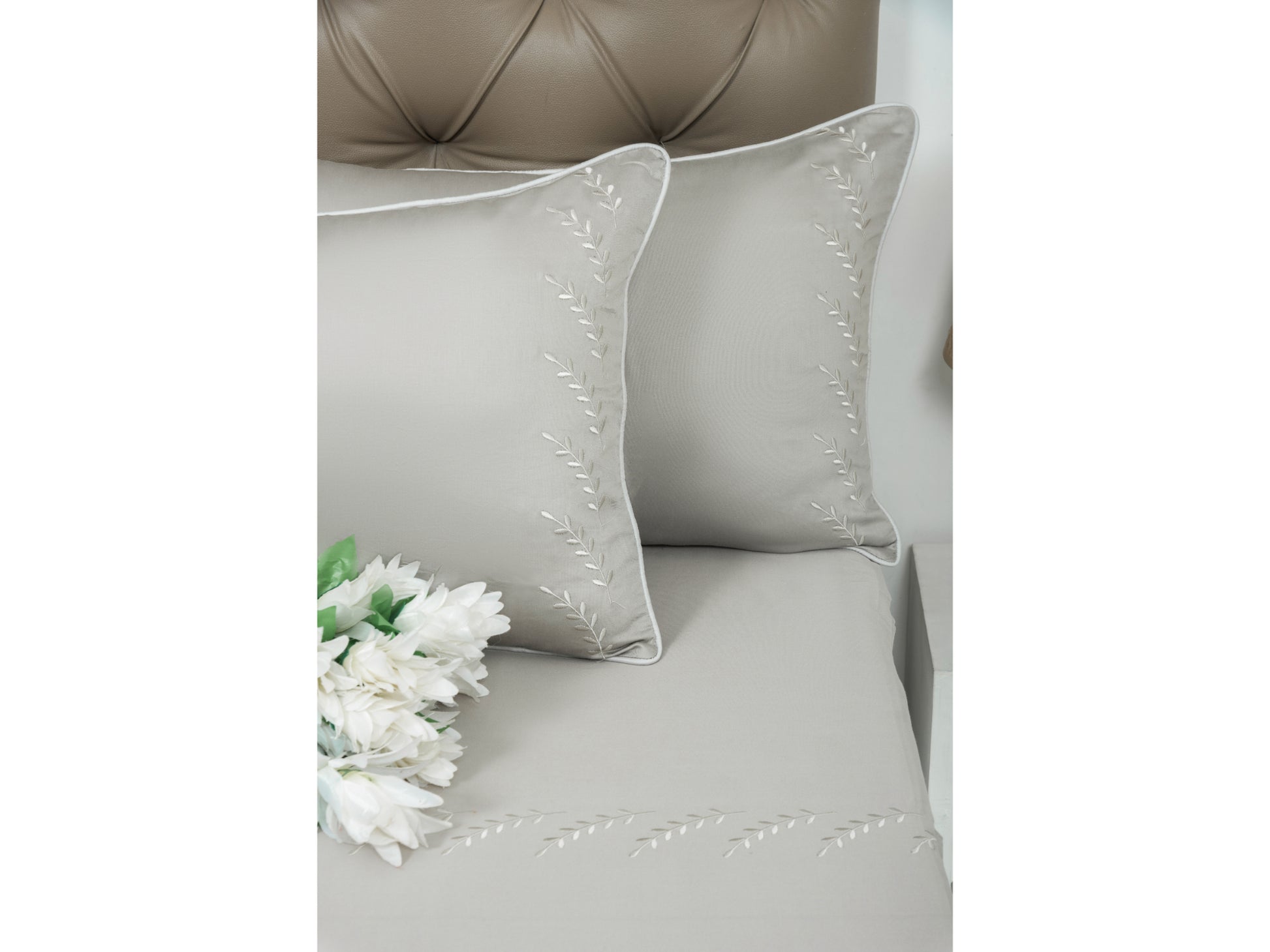 EMBROIDERY BEDSHEET 100% COTTON (3PCS) - Bedding Bliss