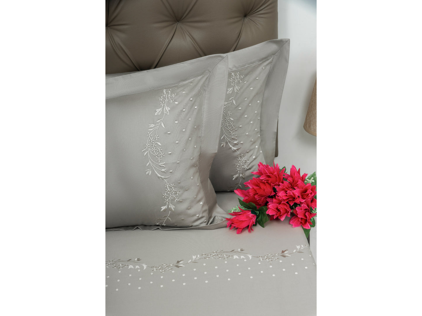 EMBROIDERY BEDSHEET 100% COTTON (3PCS) - Bedding Bliss