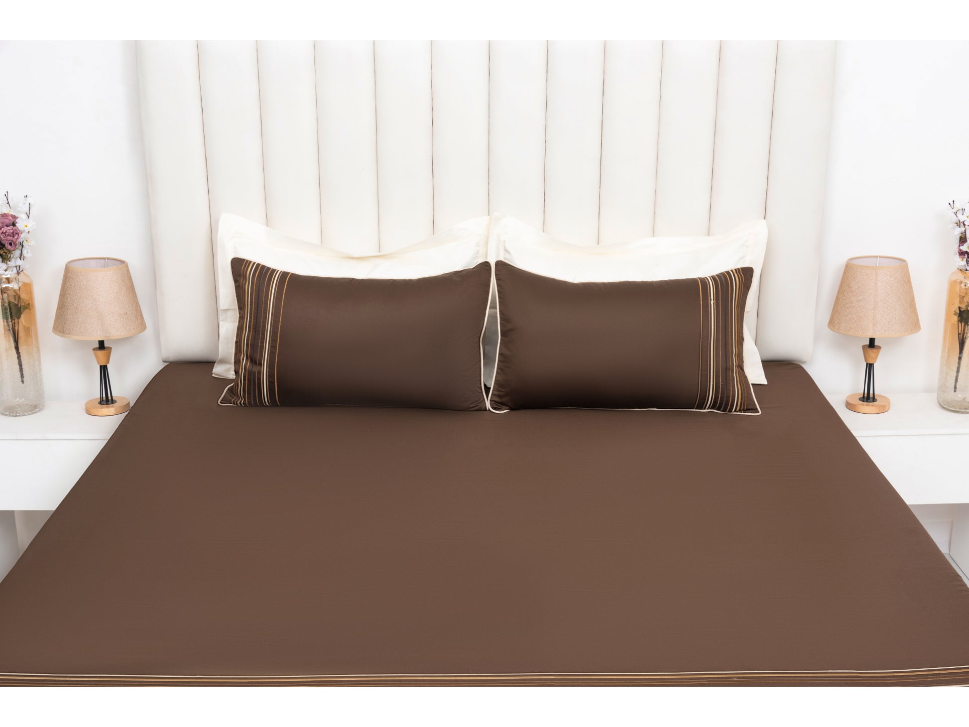 EMBROIDERY BEDSHEET 100% COTTON (3PCS) - Bedding Bliss
