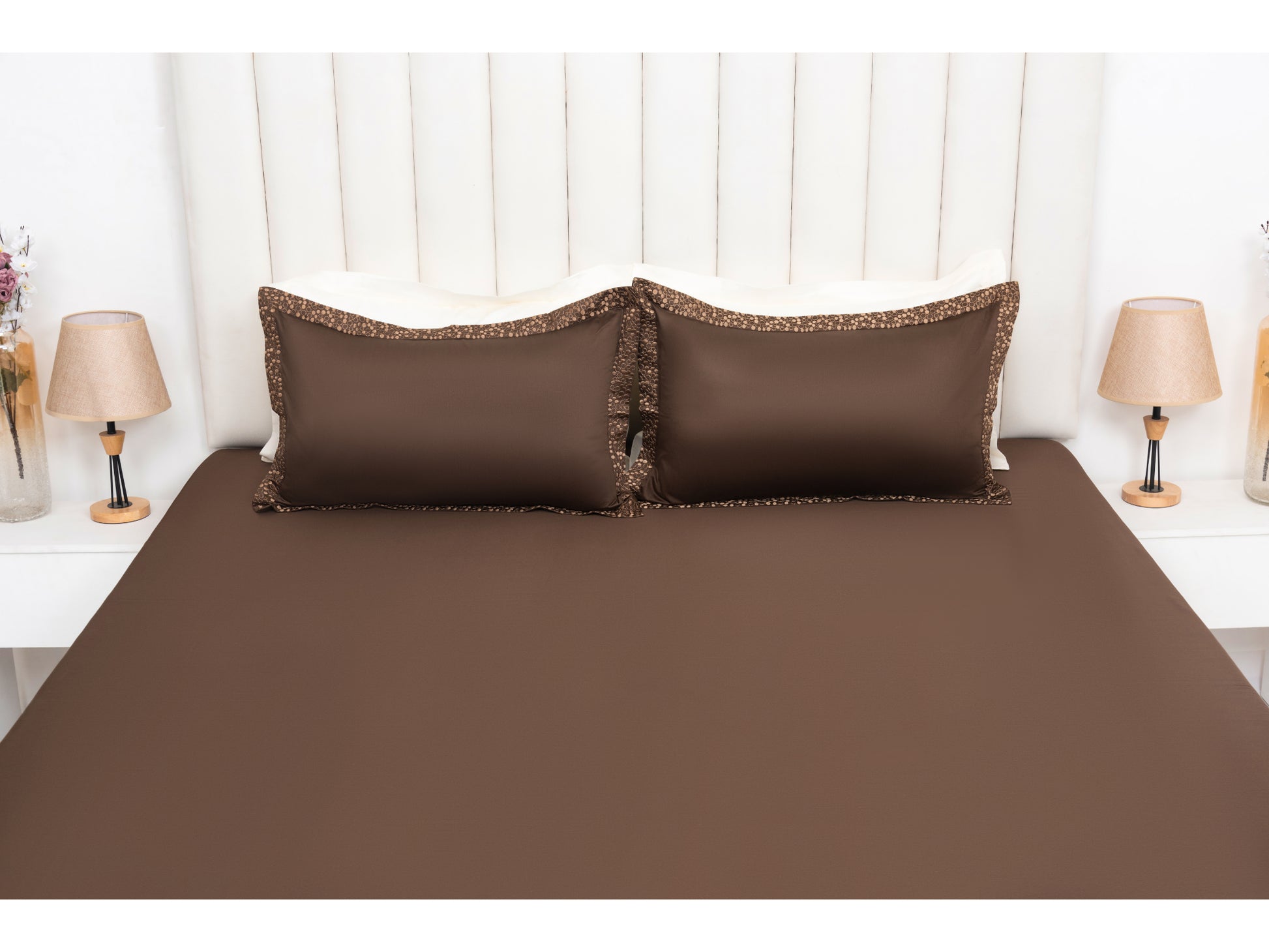 EMBROIDERY BEDSHEET 100% COTTON (3PCS) - Bedding Bliss