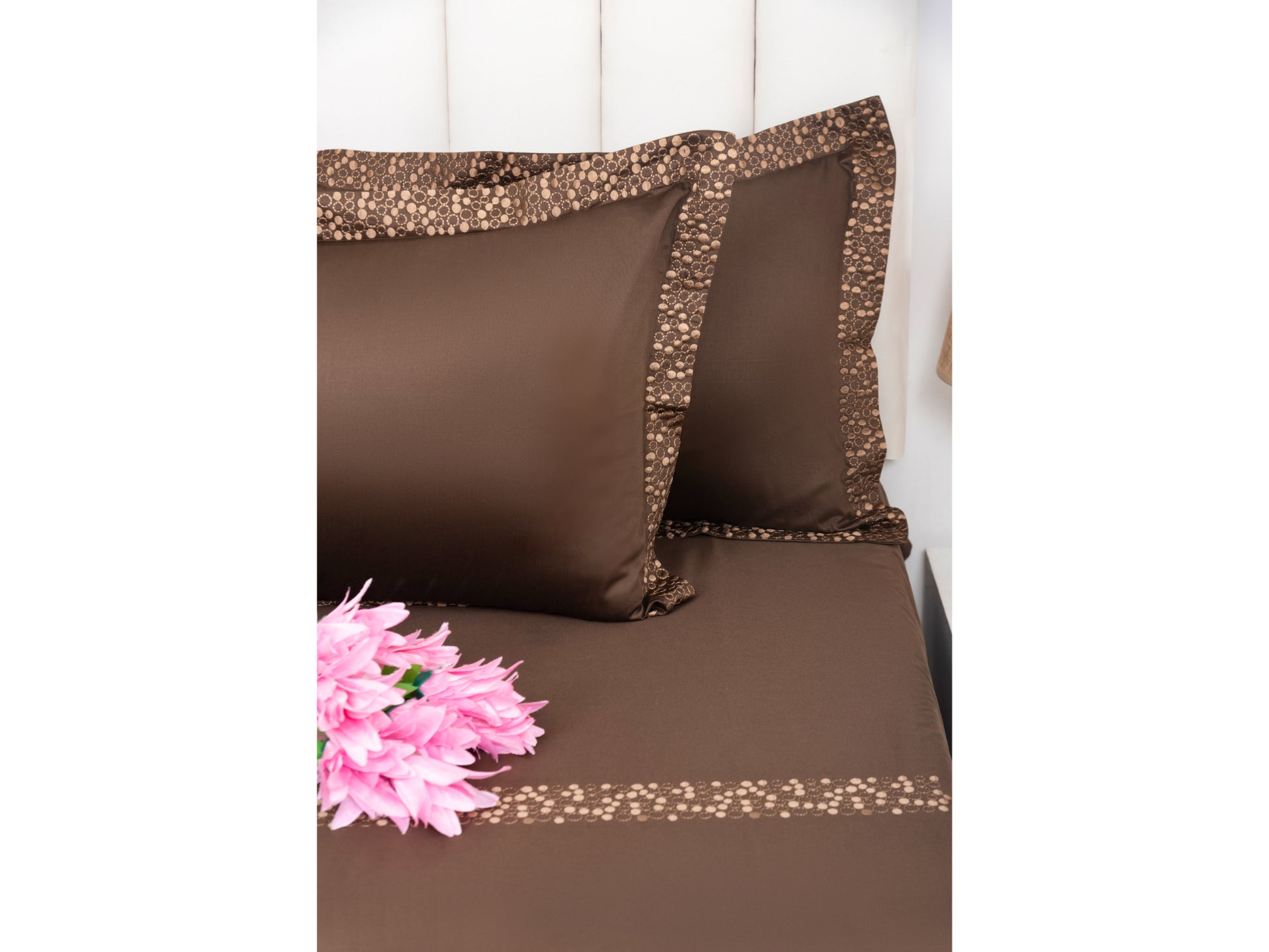 EMBROIDERY BEDSHEET 100% COTTON (3PCS) - Bedding Bliss
