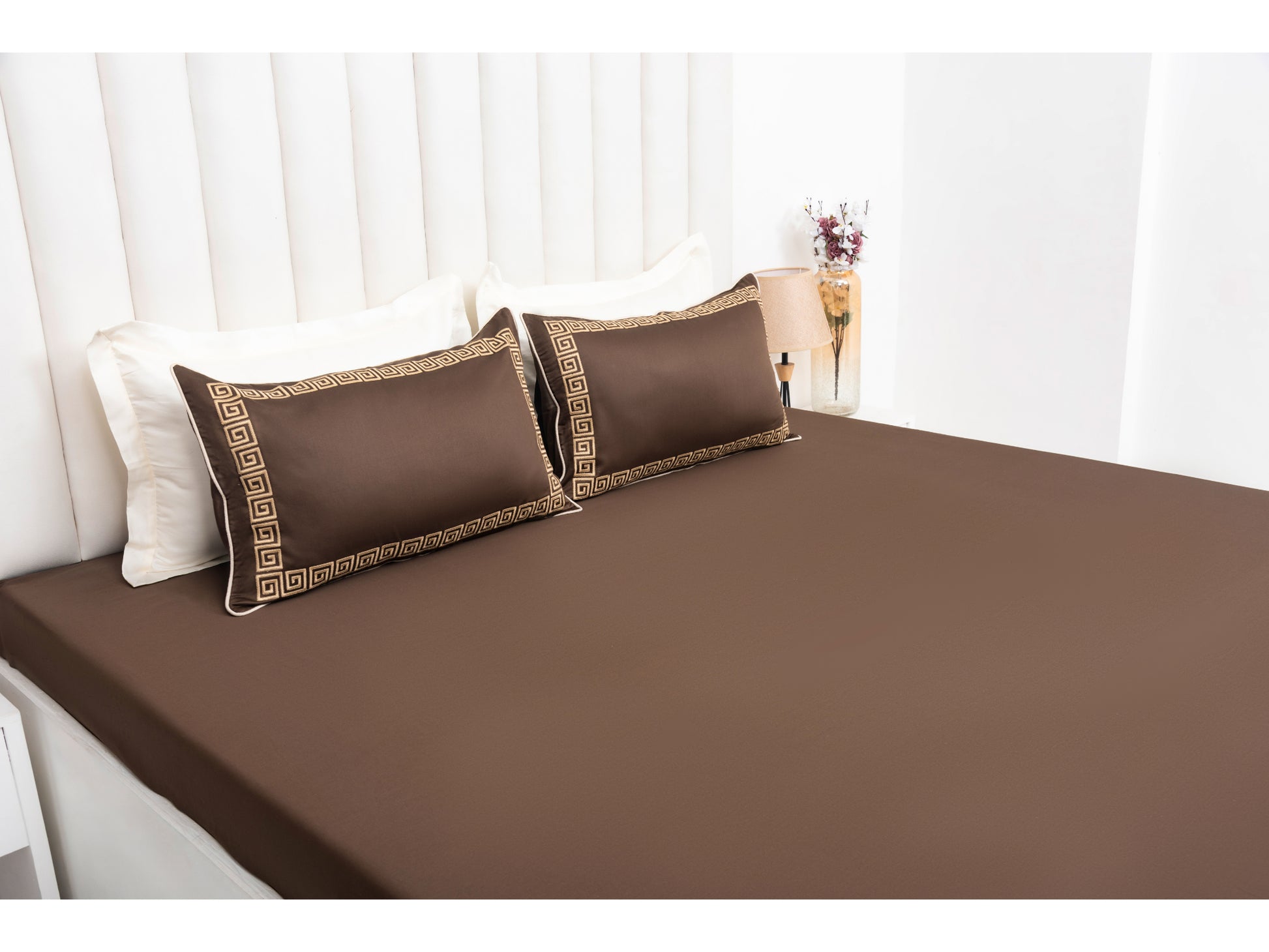 EMBROIDERY BEDSHEET 100% COTTON (3PCS) - Bedding Bliss