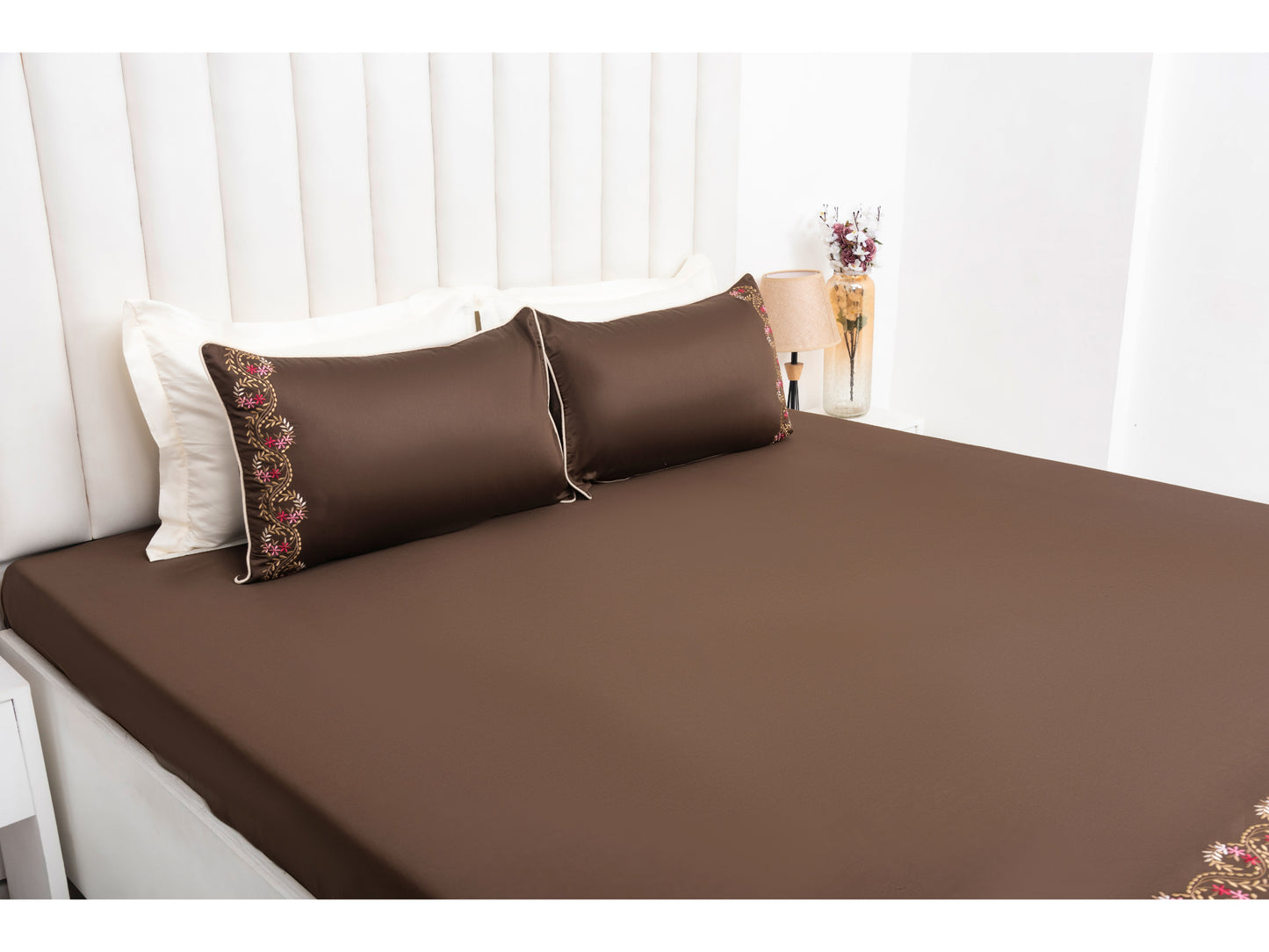 EMBROIDERY BEDSHEET 100% COTTON (3PCS)