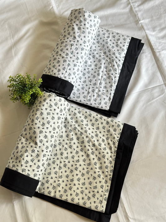 PURE COTTON 3 LAYER DOHOR (1 PCS, WHITE) - Bedding Bliss