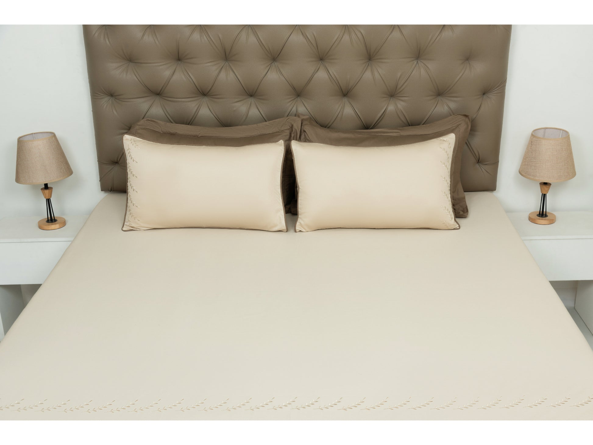 EMBROIDERY BEDSHEET 100% COTTON (3PCS) - Bedding Bliss