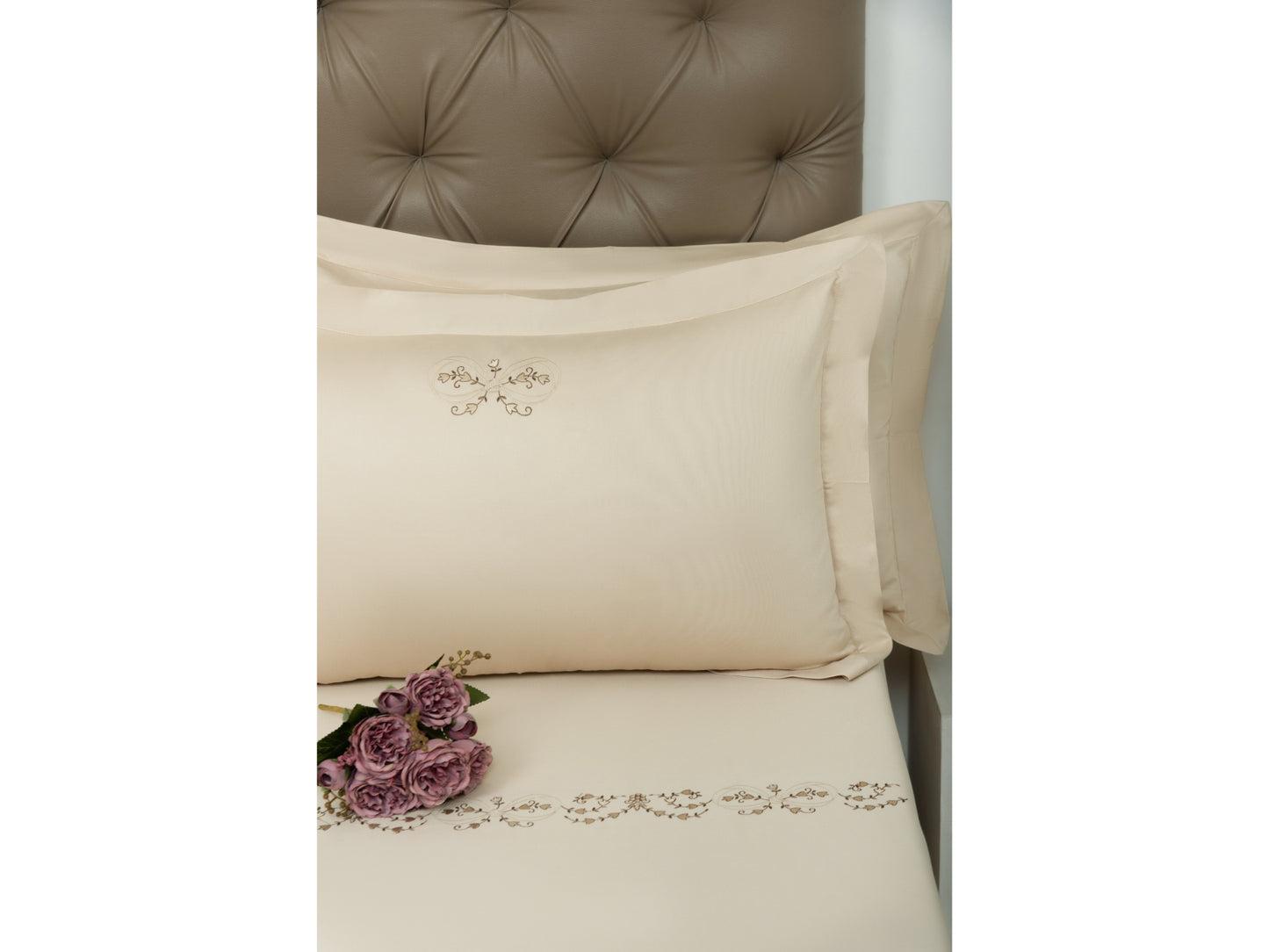 EMBROIDERY BEDSHEET 100% COTTON (3PCS)