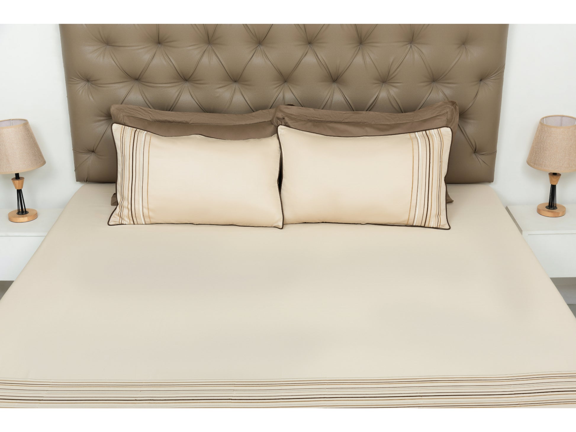 EMBROIDERY BEDSHEET 100% COTTON (3PCS) - Bedding Bliss