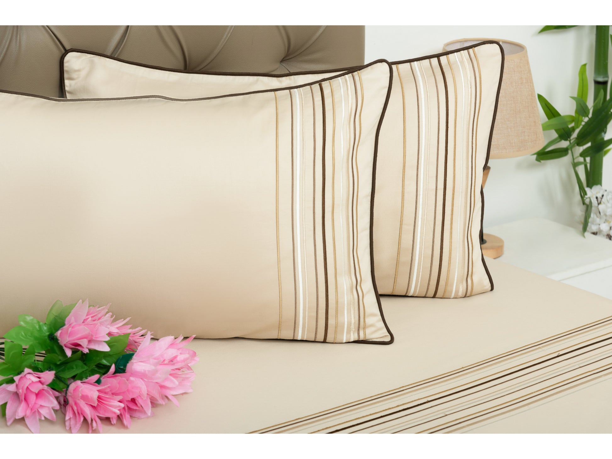 EMBROIDERY BEDSHEET 100% COTTON (3PCS) - Bedding Bliss