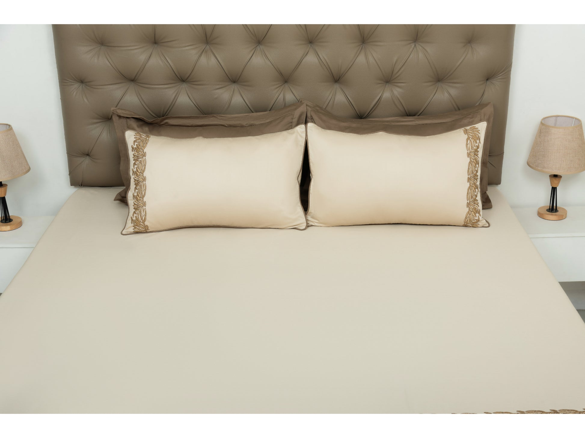 EMBROIDERY BEDSHEET 100% COTTON (3PCS) - Bedding Bliss