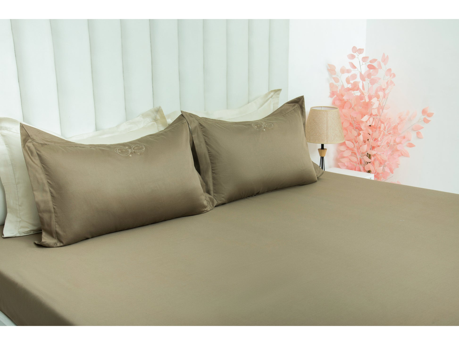 EMBROIDERY BEDSHEET 100% COTTON (3PCS) - Bedding Bliss