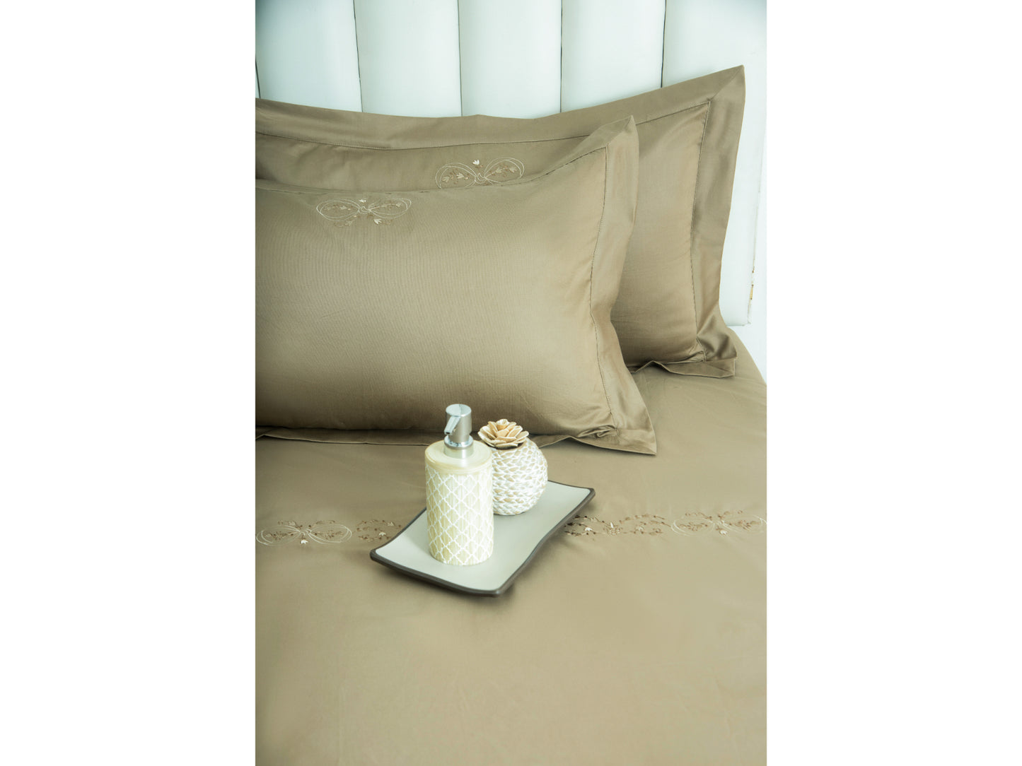 EMBROIDERY BEDSHEET 100% COTTON (3PCS)
