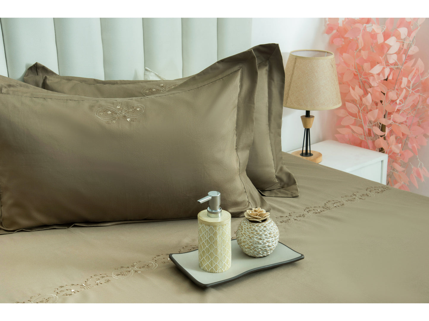 EMBROIDERY BEDSHEET 100% COTTON (3PCS)