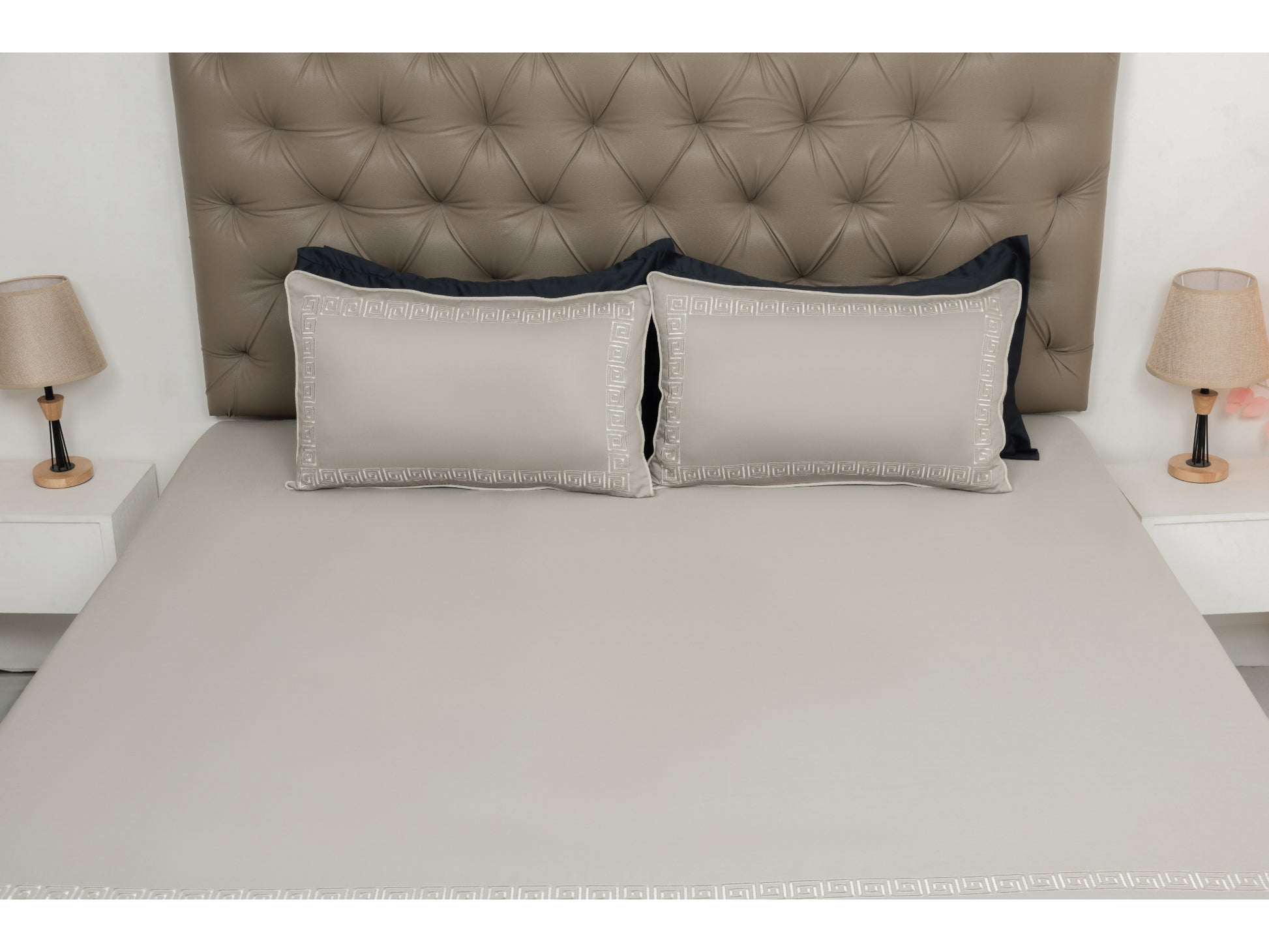 EMBROIDERY BEDSHEET 100% COTTON (3PCS) - Bedding Bliss