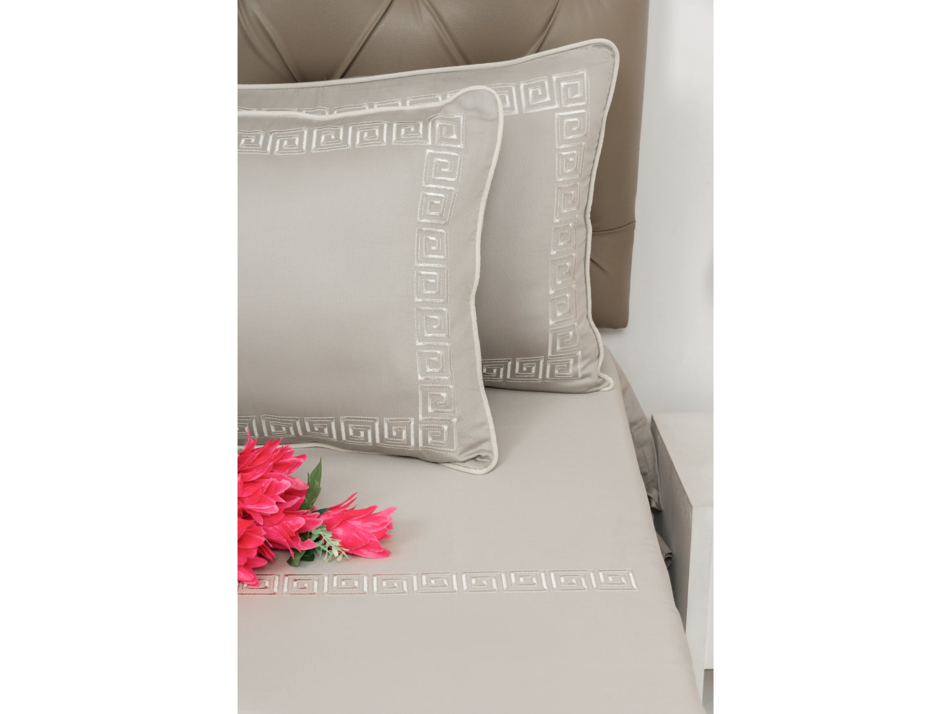 EMBROIDERY BEDSHEET 100% COTTON (3PCS) - Bedding Bliss