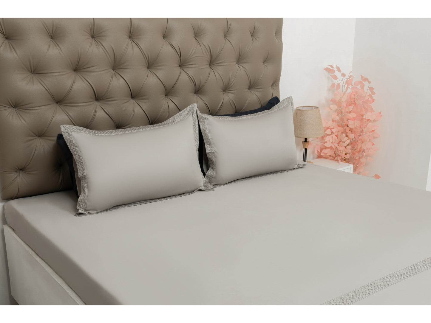 EMBROIDERY BEDSHEET 100% COTTON (3PCS) - Bedding Bliss