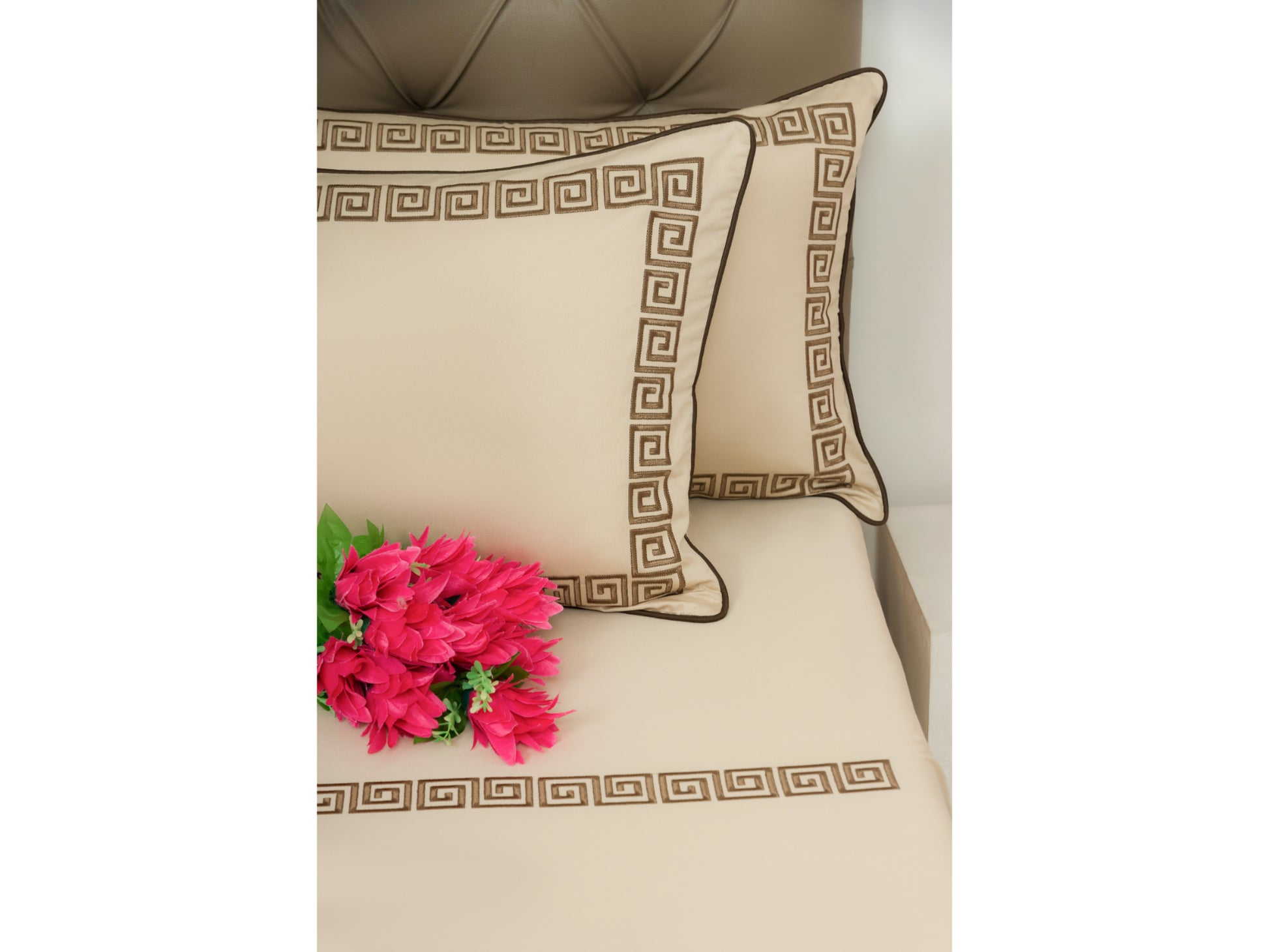 EMBROIDERY BEDSHEET 100% COTTON (3PCS) - Bedding Bliss