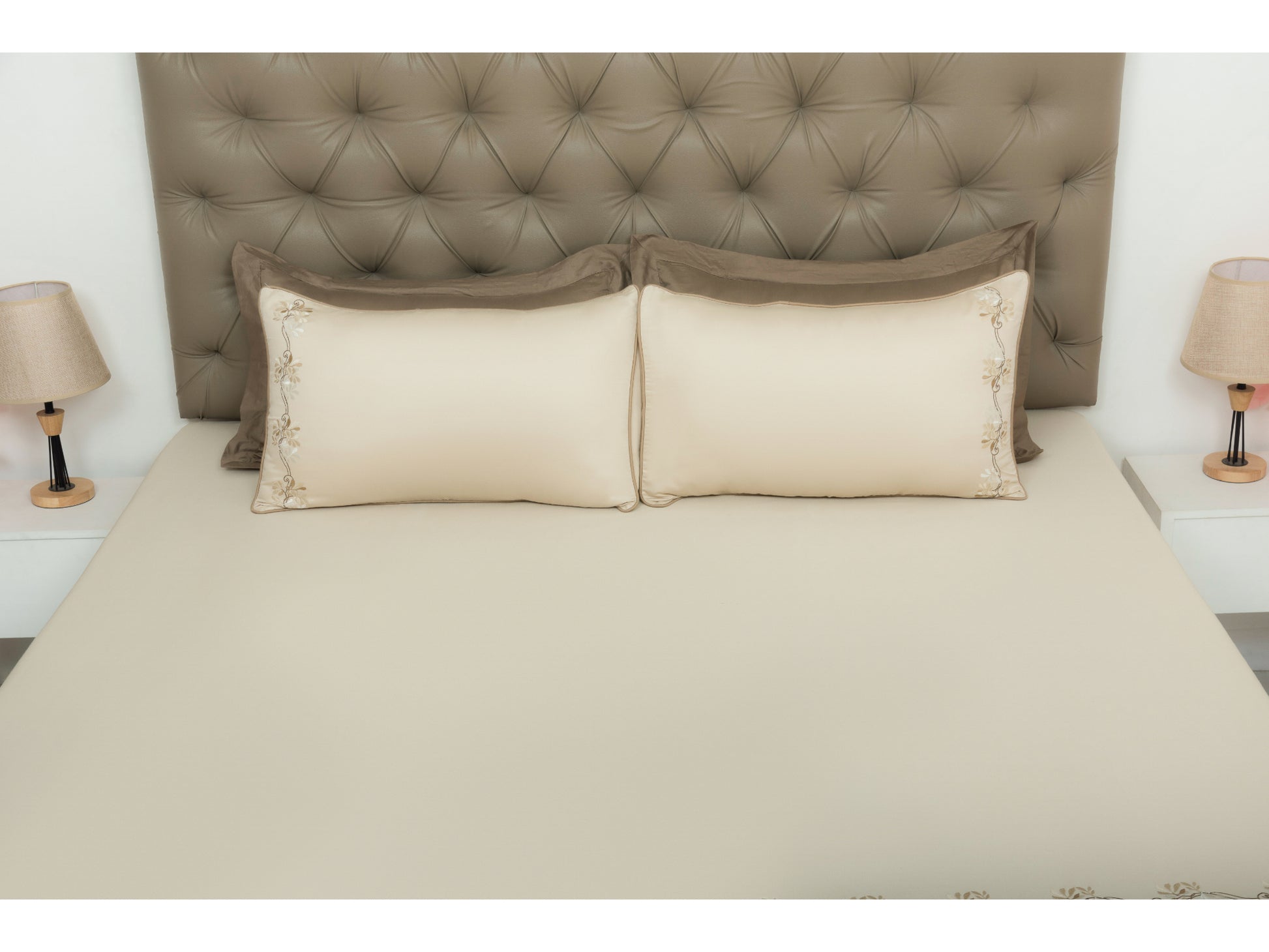 EMBROIDERY BEDSHEET 100% COTTON (3PCS) - Bedding Bliss