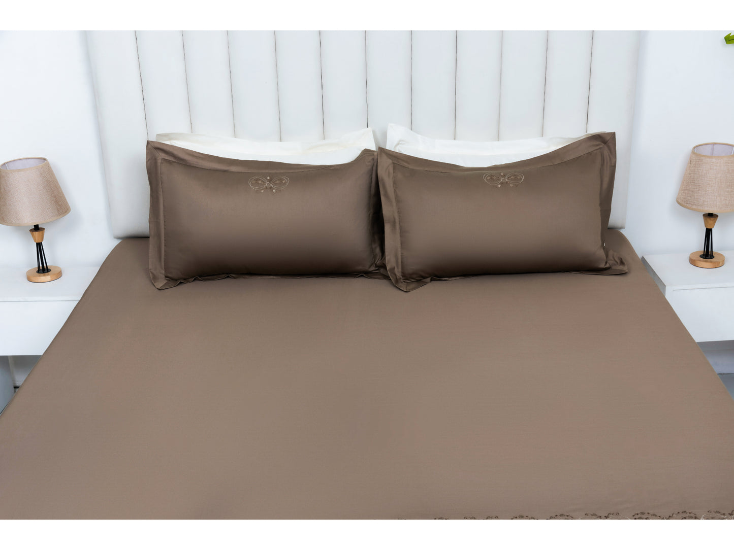 EMBROIDERY BEDSHEET 100% COTTON (3PCS)
