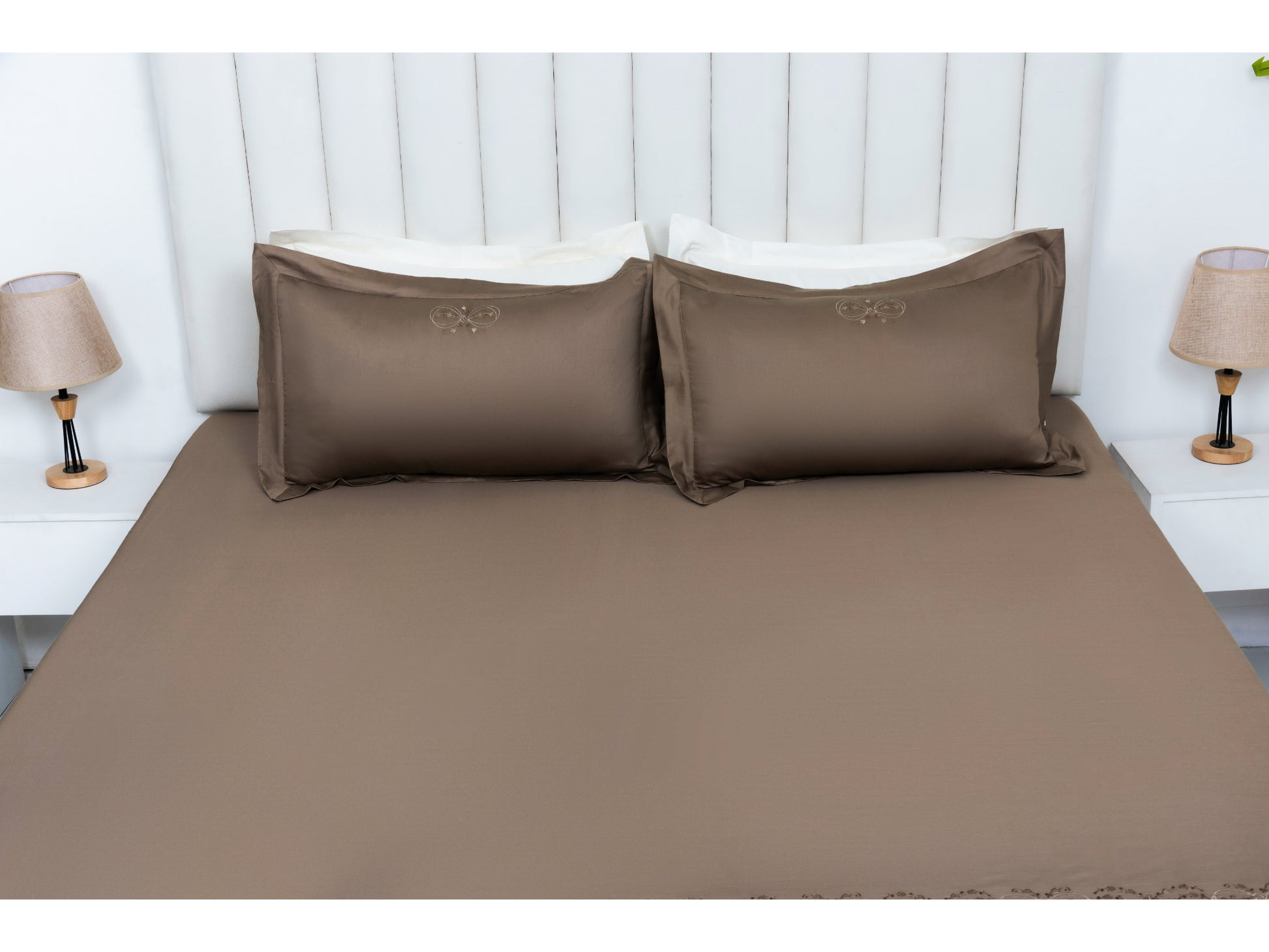 EMBROIDERY BEDSHEET 100% COTTON (3PCS) - Bedding Bliss