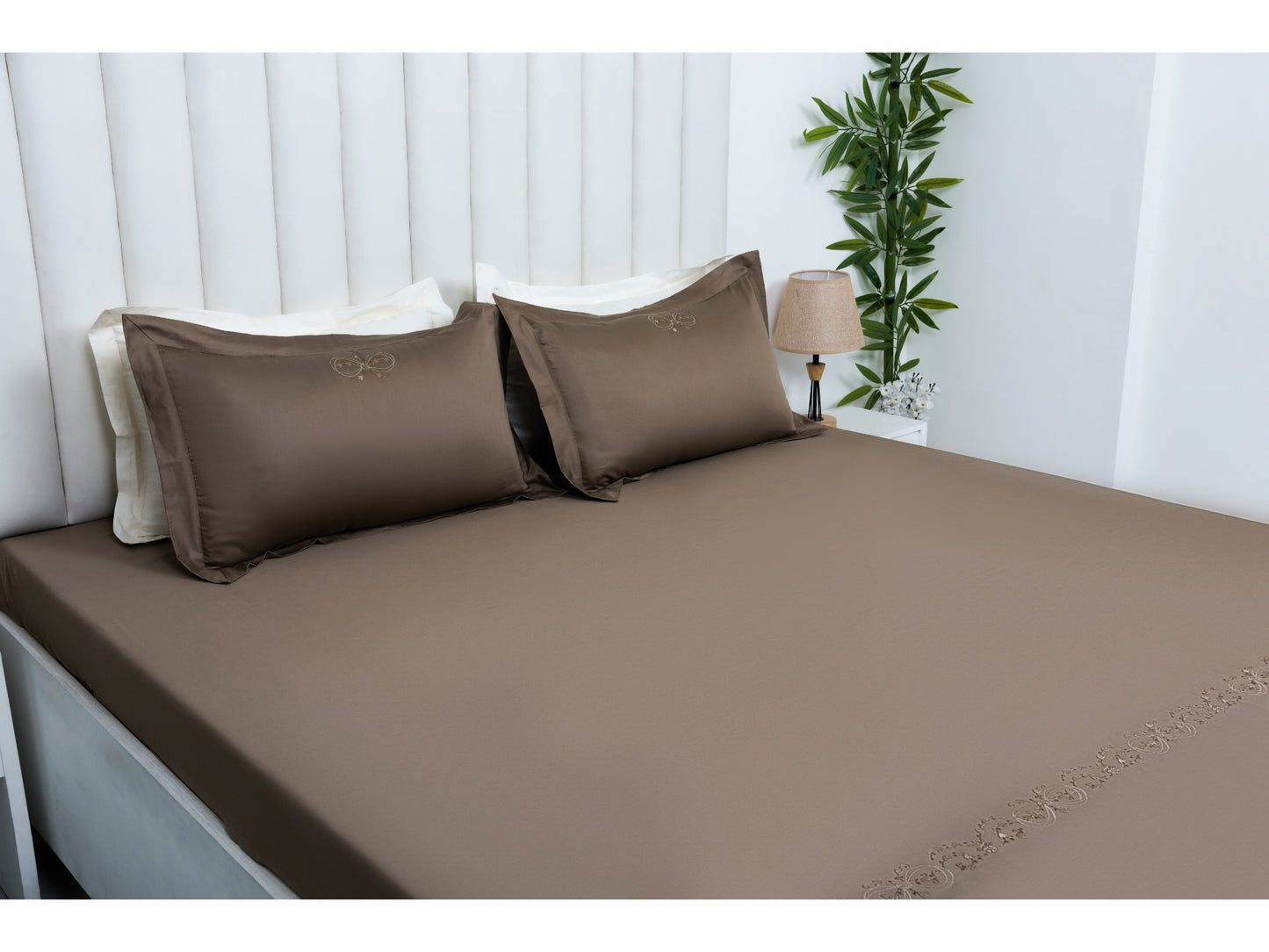 EMBROIDERY BEDSHEET 100% COTTON (3PCS)