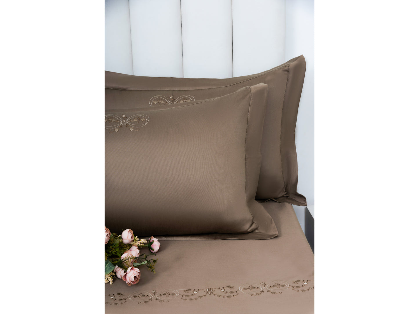 EMBROIDERY BEDSHEET 100% COTTON (3PCS)