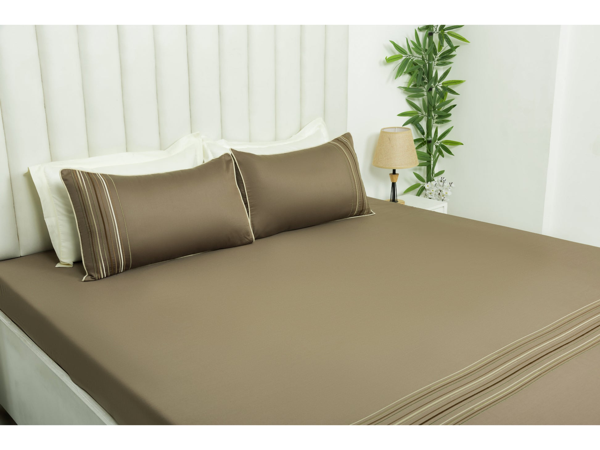 EMBROIDERY BEDSHEET 100% COTTON (3PCS) - Bedding Bliss
