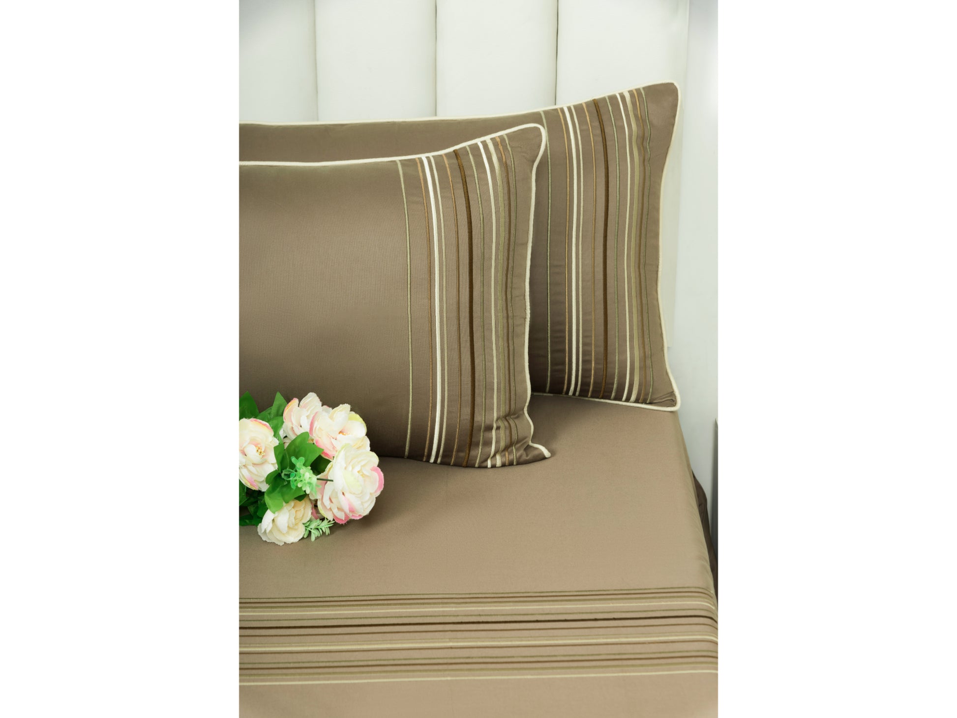 EMBROIDERY BEDSHEET 100% COTTON (3PCS) - Bedding Bliss