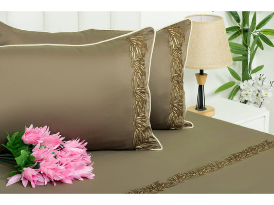 EMBROIDERY BEDSHEET 100% COTTON (3PCS) - Bedding Bliss