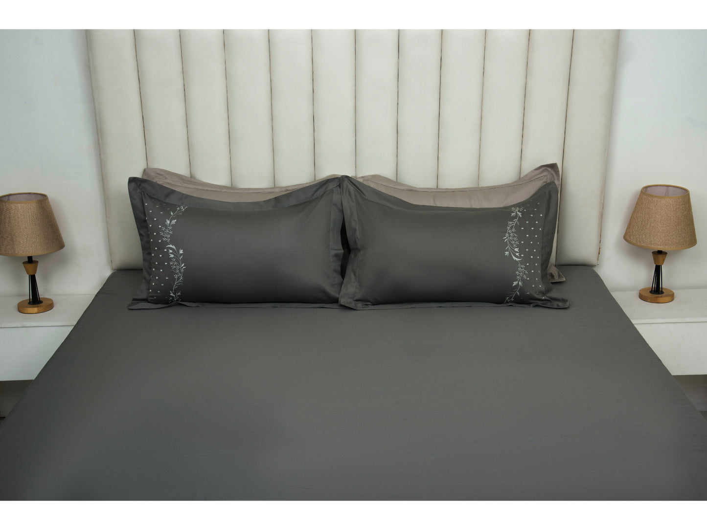 EMBROIDERY BEDSHEET 100% COTTON (3PCS) - Bedding Bliss