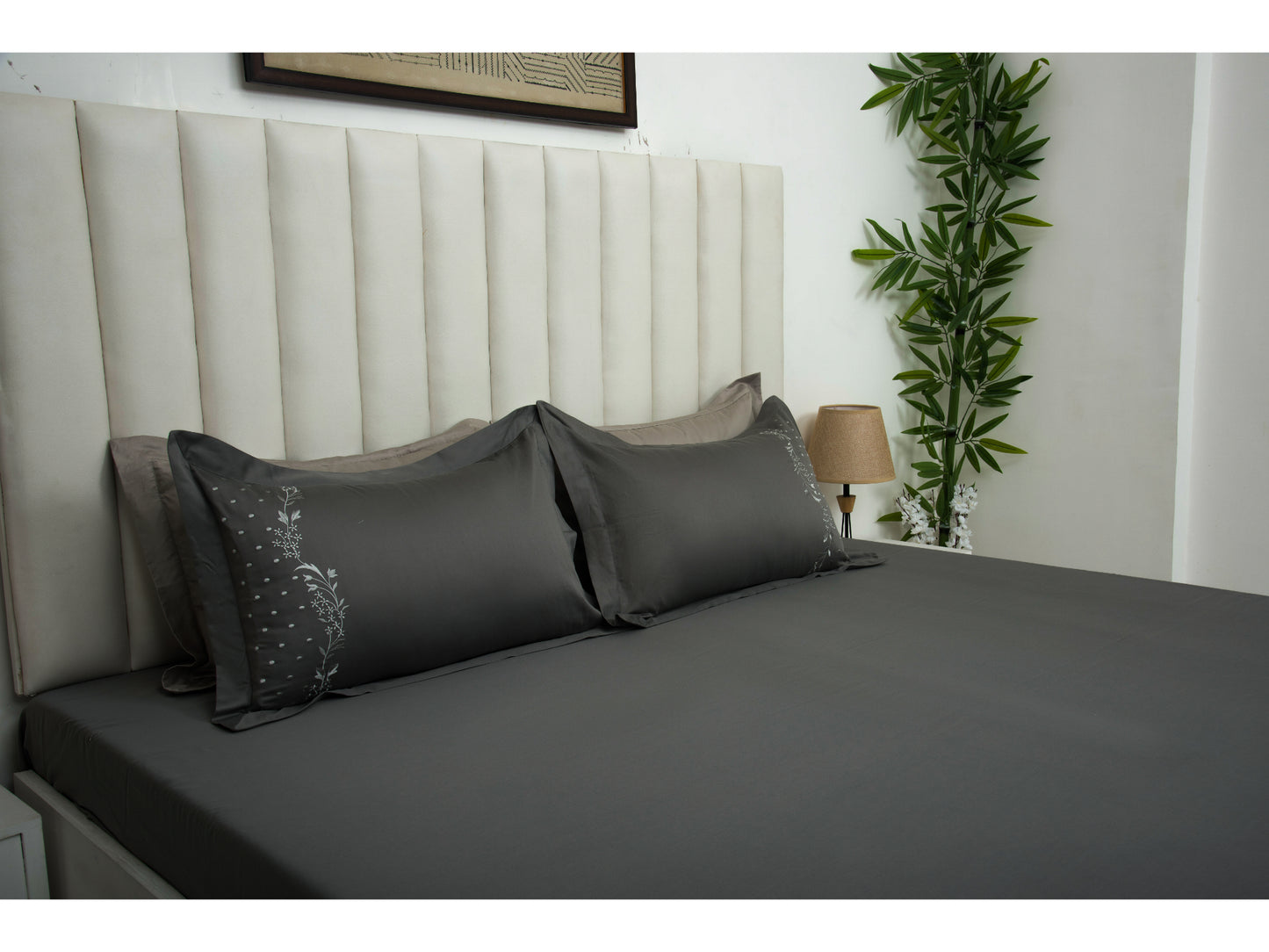 EMBROIDERY BEDSHEET 100% COTTON (3PCS) - Bedding Bliss