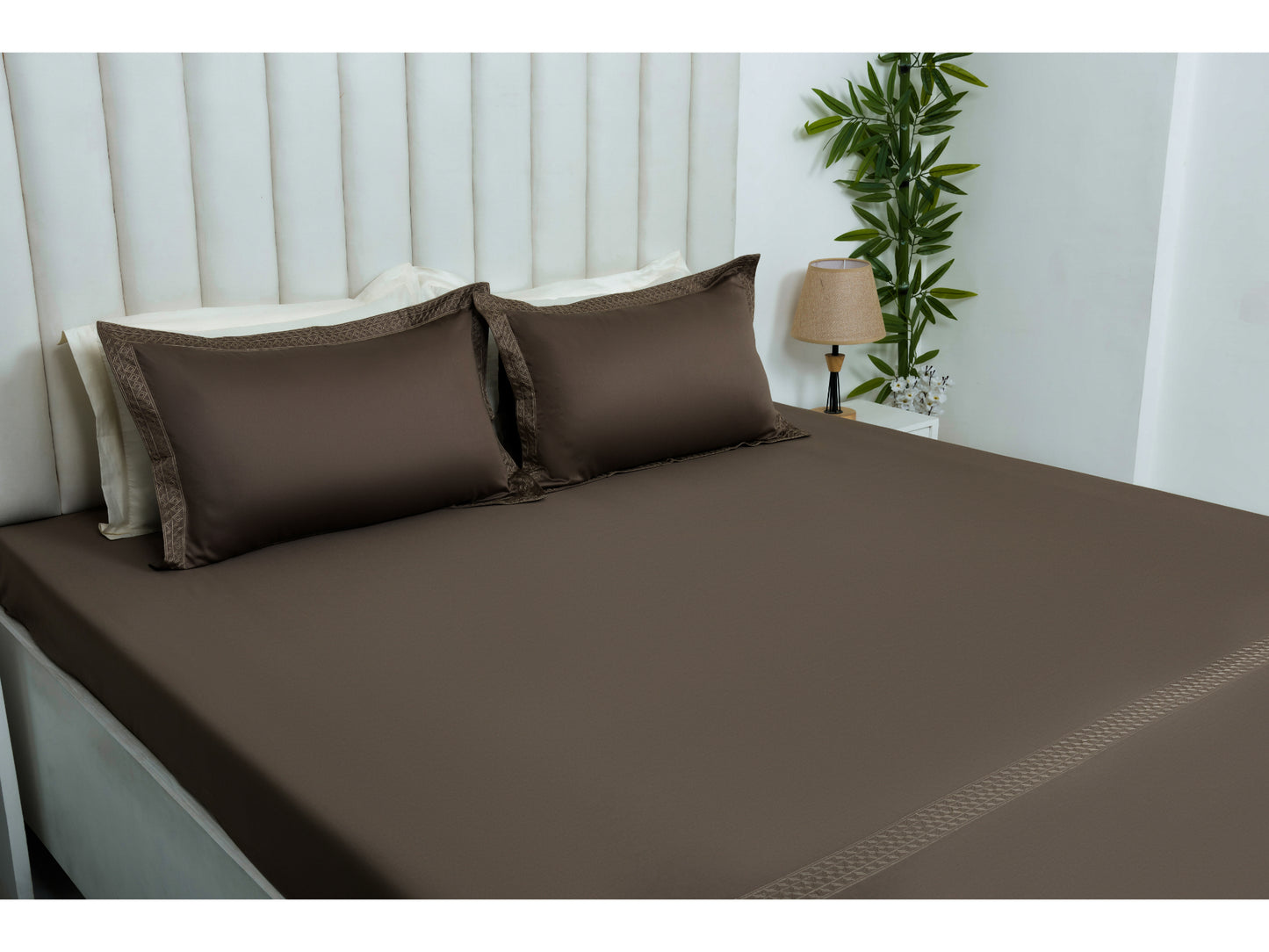 EMBROIDERY BEDSHEET 100% COTTON (3PCS) - Bedding Bliss