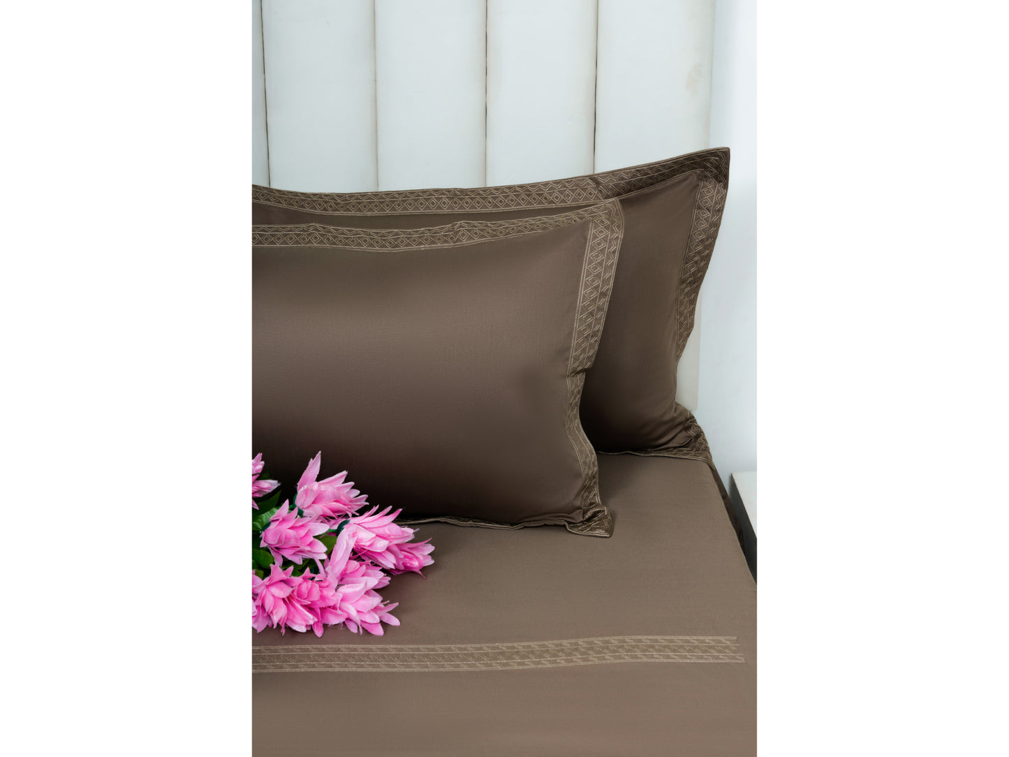 EMBROIDERY BEDSHEET 100% COTTON (3PCS) - Bedding Bliss