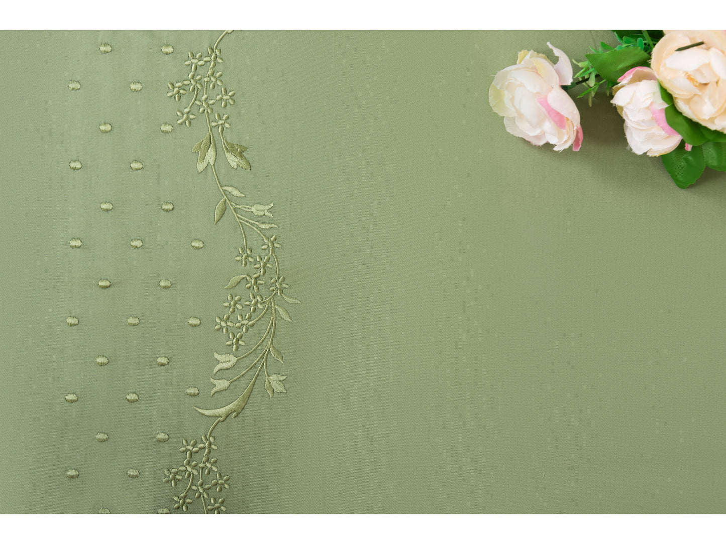 EMBROIDERY BEDSHEET 100% COTTON (3PCS) - Bedding Bliss
