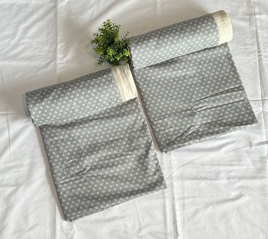 PURE COTTON 3 LAYER DOHOR (1 PCS, WATER GREY) - Bedding Bliss