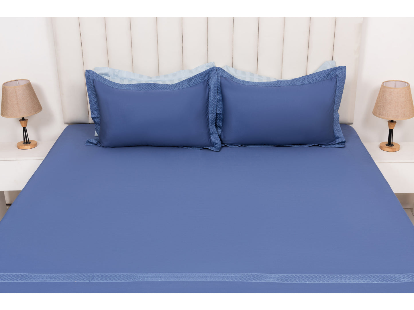 EMBROIDERY BEDSHEET 100% COTTON (3PCS)