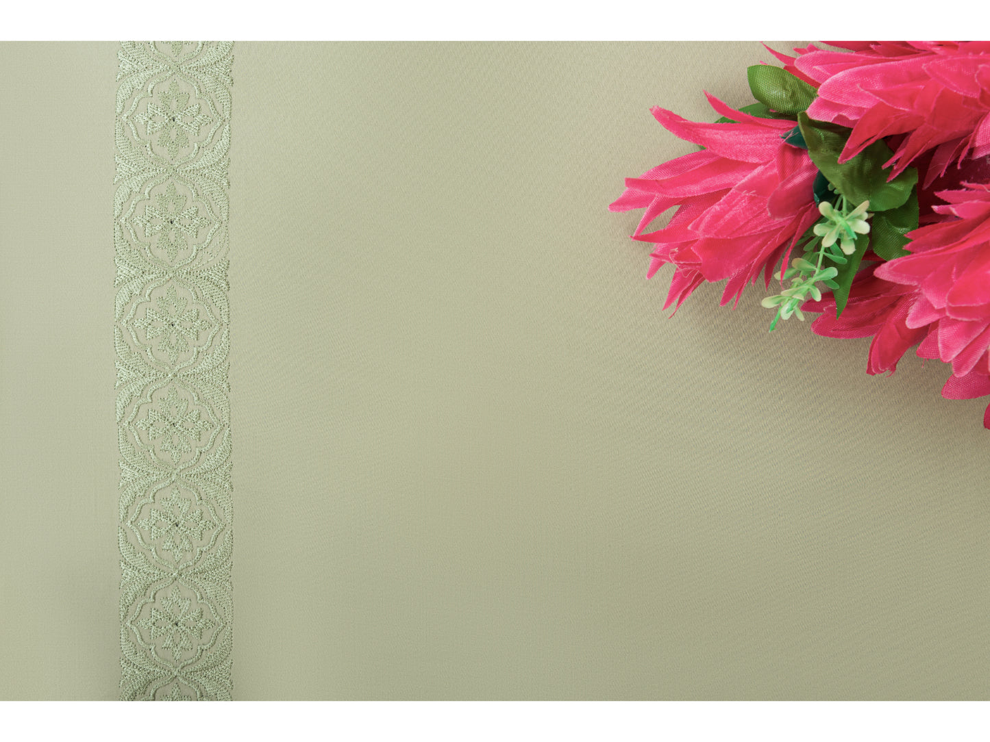 EMBROIDERY BEDSHEET 100% COTTON (3PCS)