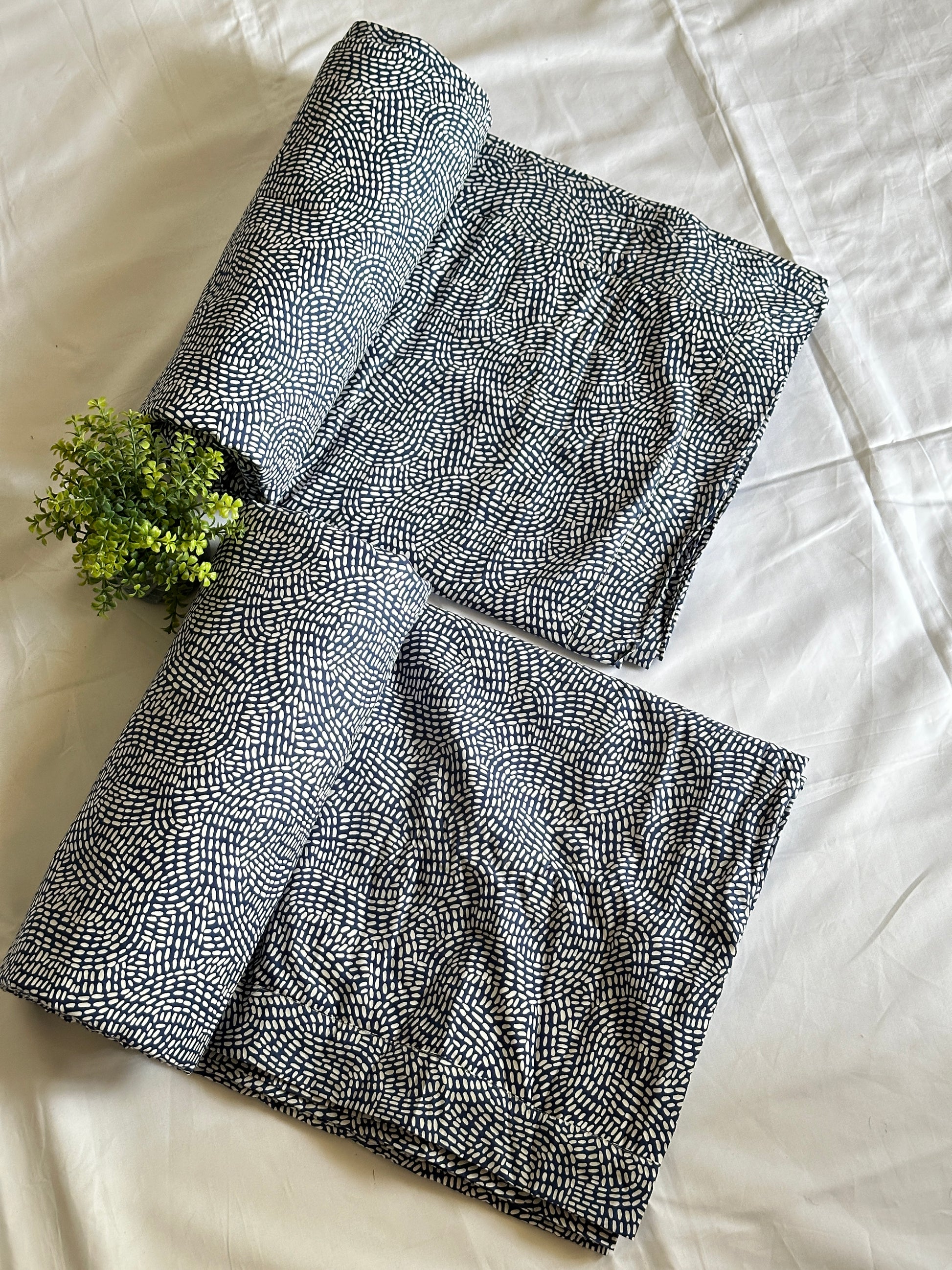 PURE COTTON 3 LAYER DOHOR (1 PCS, LIGHT BLUE) - Bedding Bliss