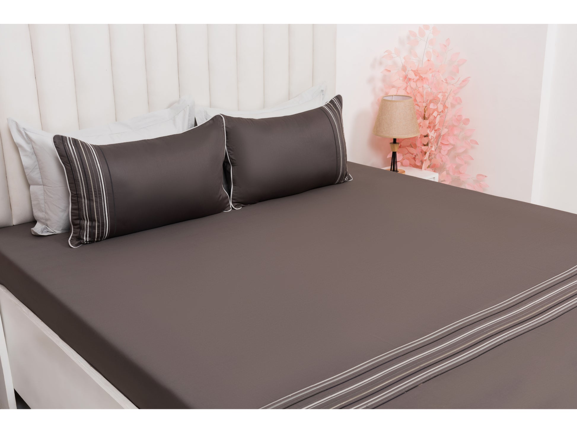EMBROIDERY BEDSHEET 100% COTTON (3PCS) - Bedding Bliss