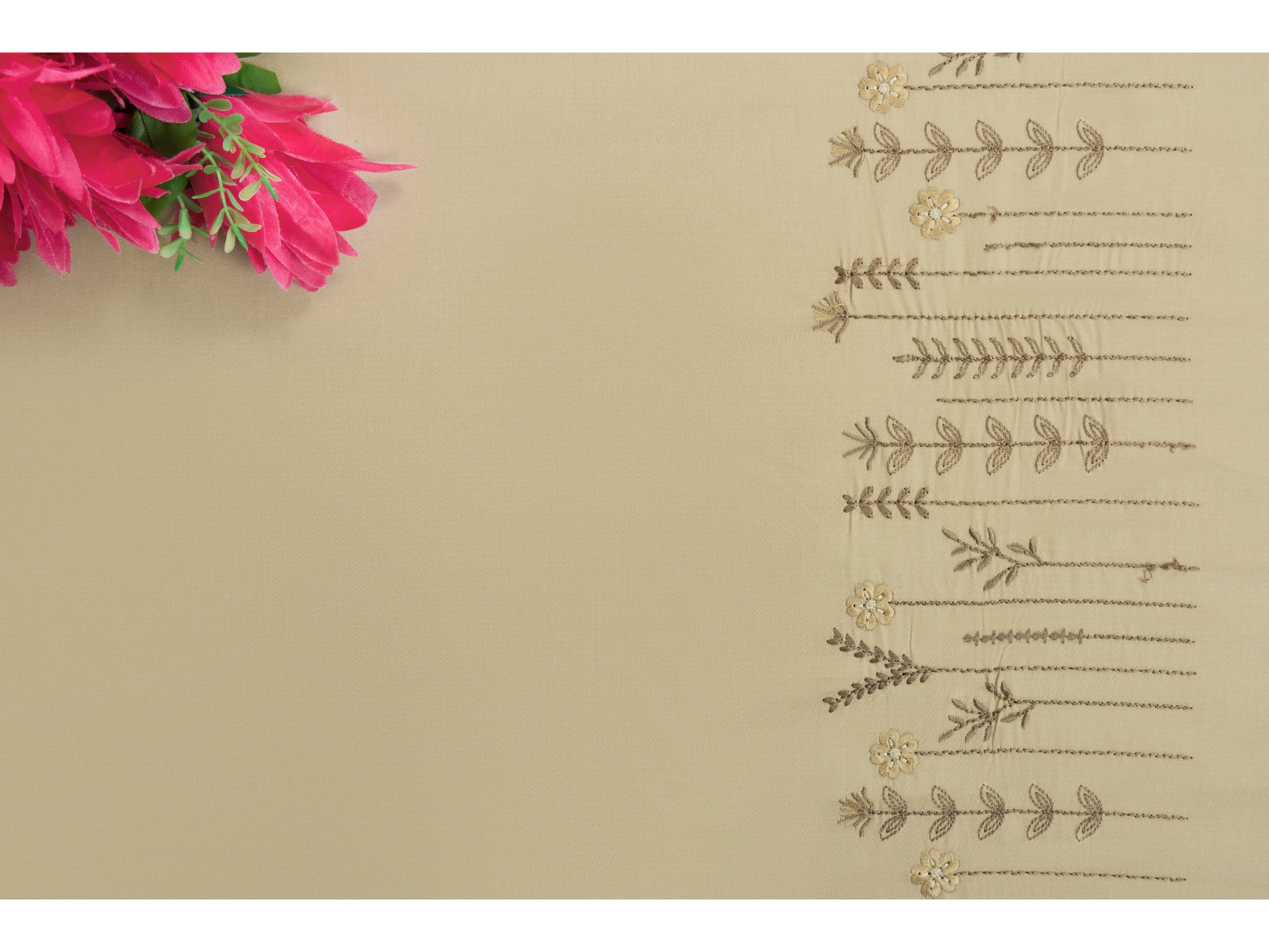 EMBROIDERY BEDSHEET 100% COTTON (3PCS) - Bedding Bliss