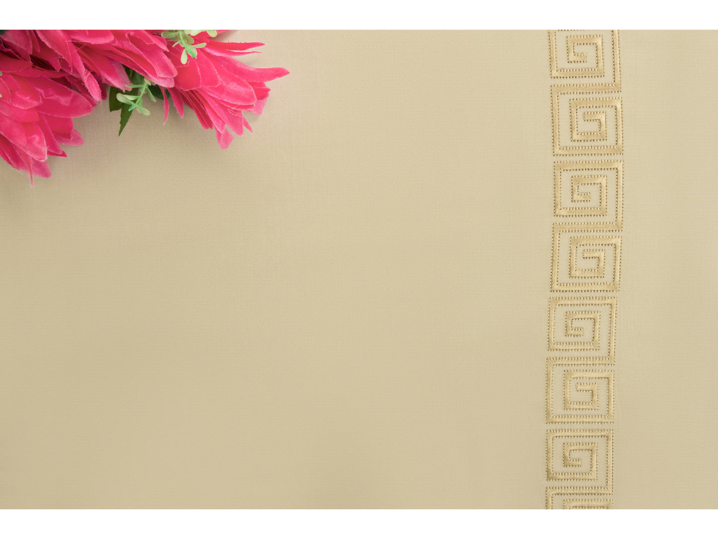 EMBROIDERY BEDSHEET 100% COTTON (3PCS)