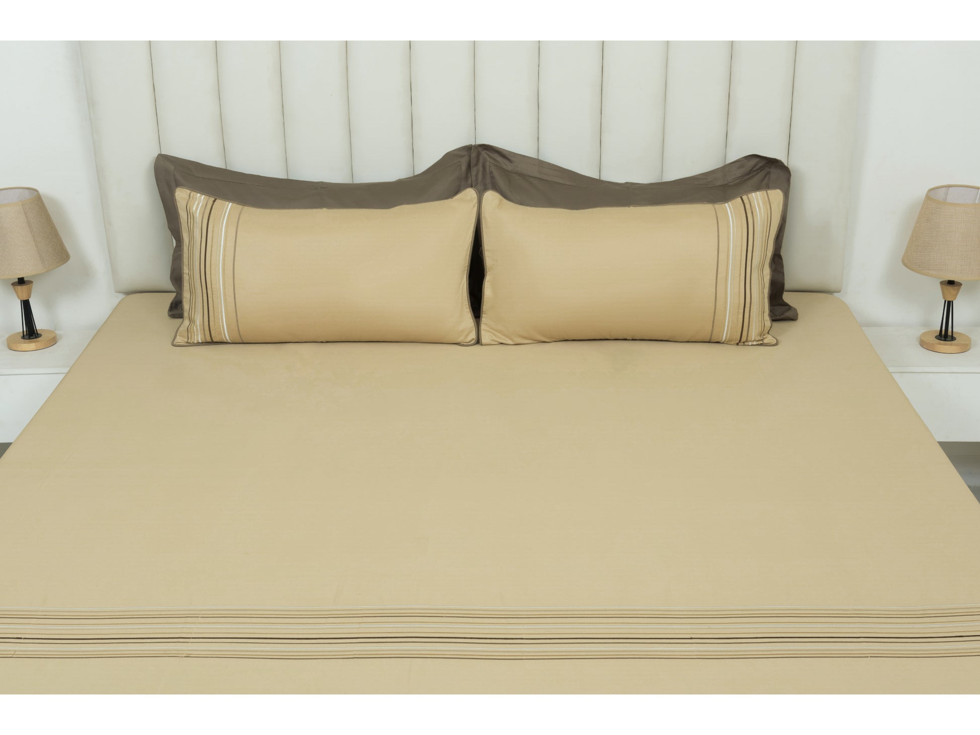 EMBROIDERY BEDSHEET 100% COTTON (3PCS) - Bedding Bliss