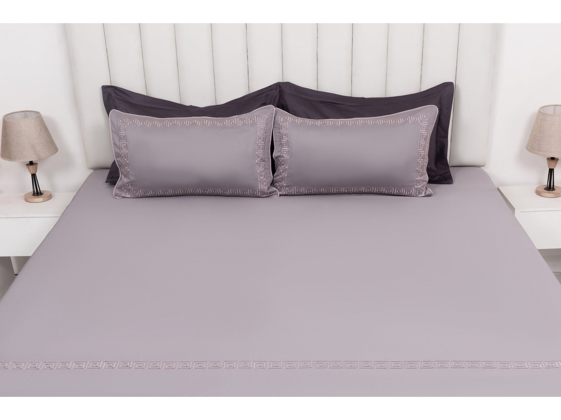 EMBROIDERY BEDSHEET 100% COTTON (3PCS) - Bedding Bliss