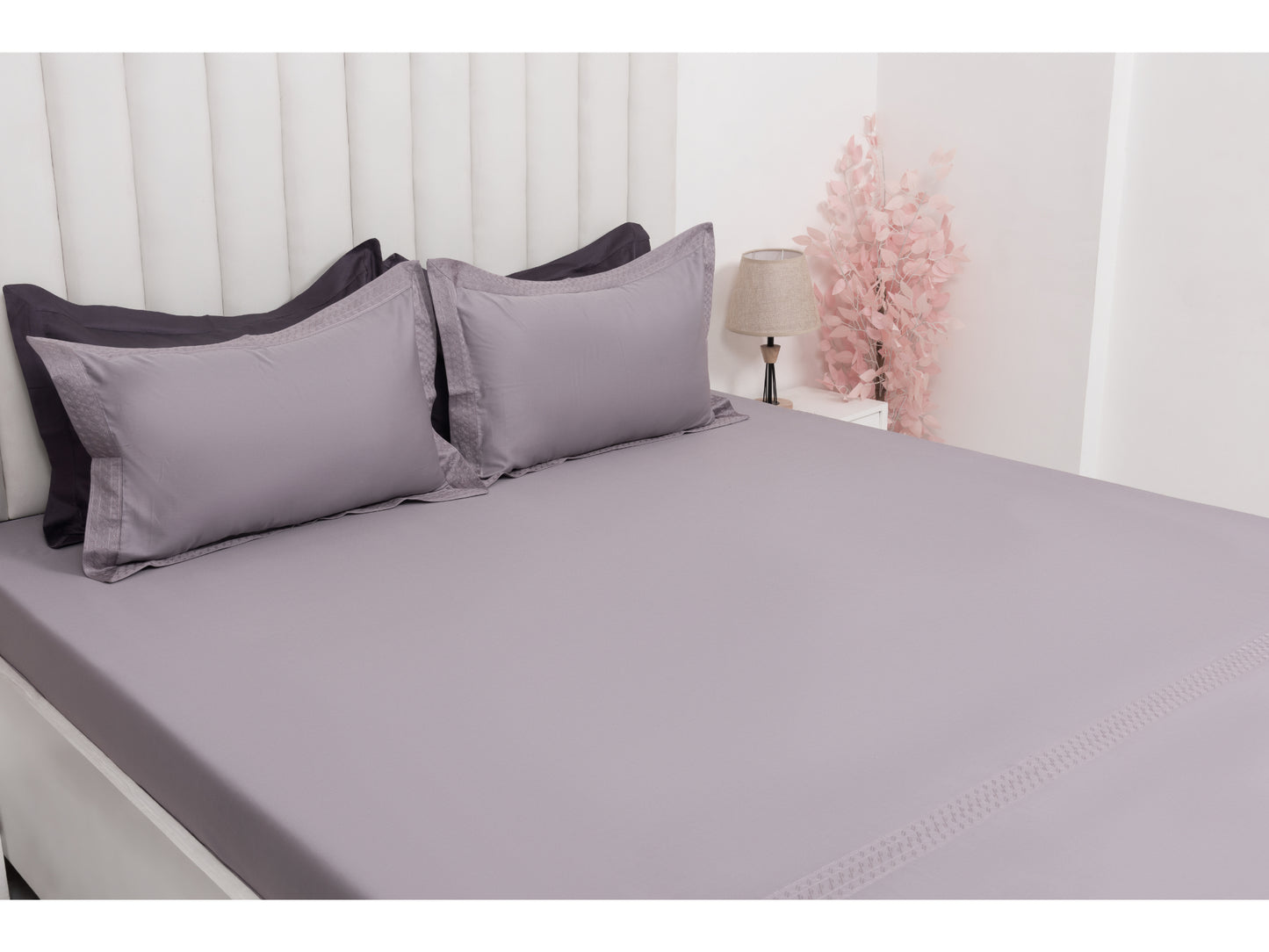 EMBROIDERY BEDSHEET 100% COTTON (3PCS) - Bedding Bliss