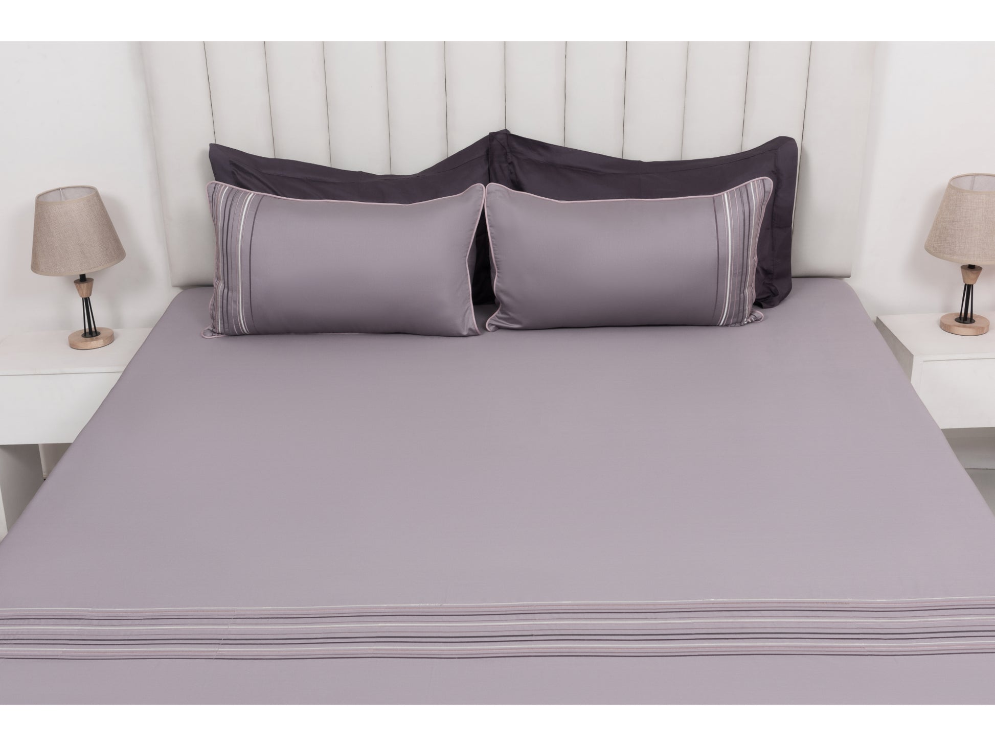 EMBROIDERY BEDSHEET 100% COTTON (3PCS) - Bedding Bliss