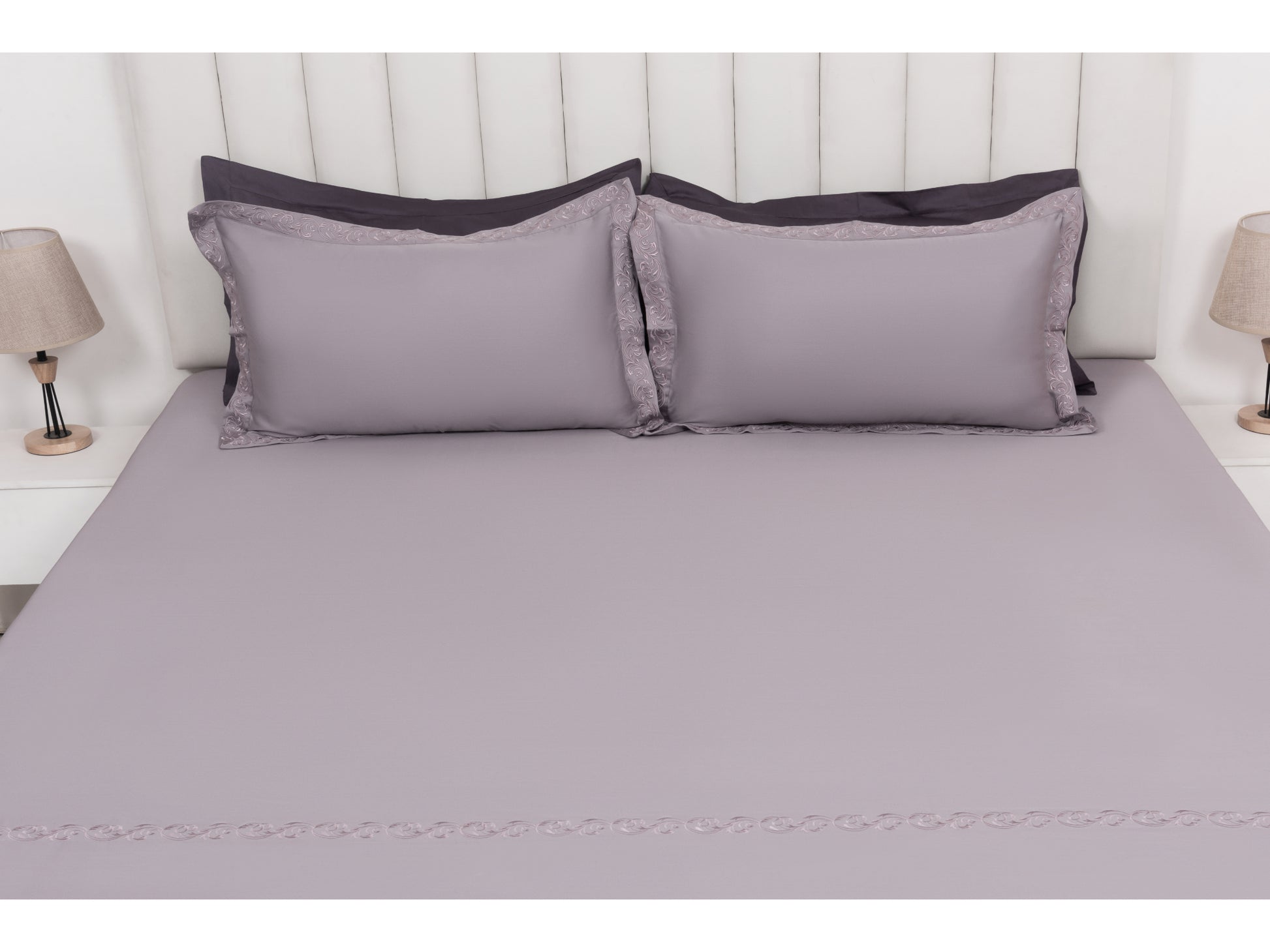 EMBROIDERY BEDSHEET 100% COTTON (3PCS) - Bedding Bliss