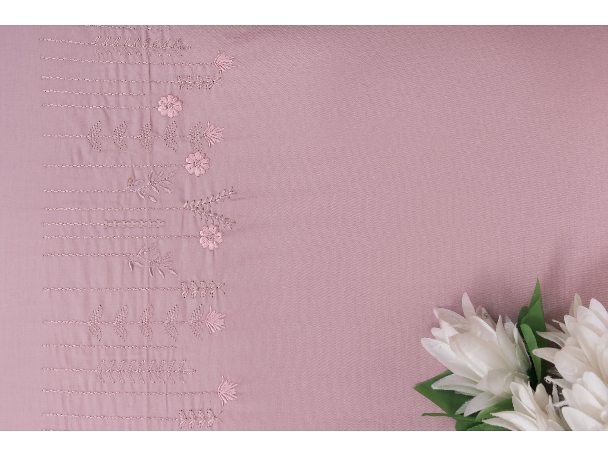 EMBROIDERY BEDSHEET 100% COTTON (3PCS) - Bedding Bliss